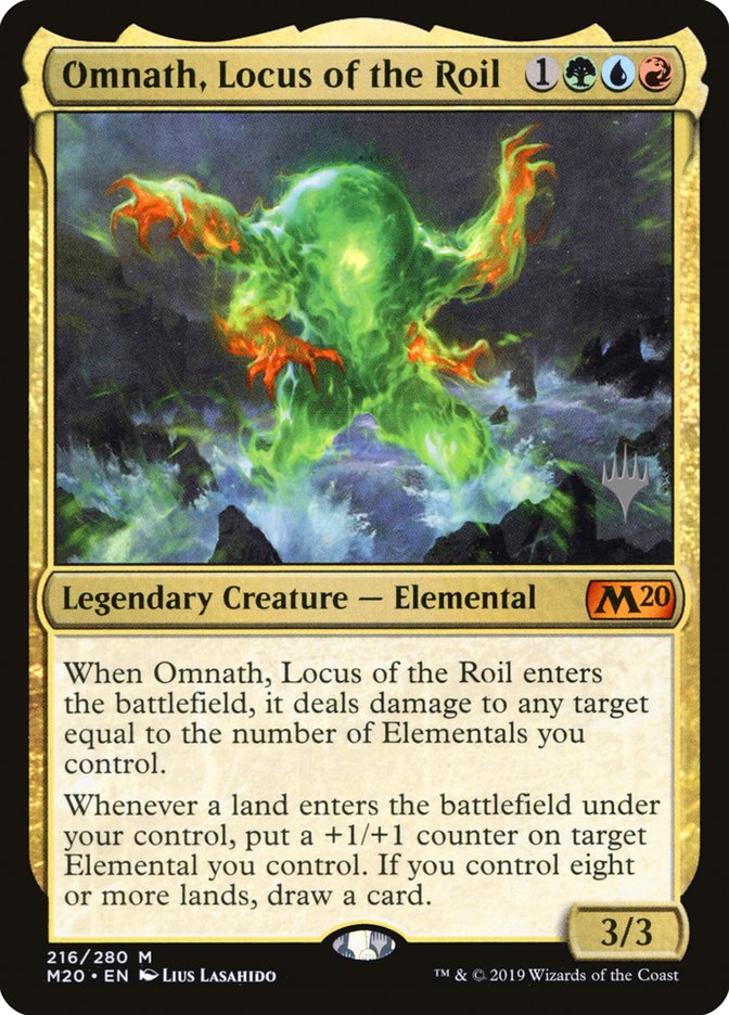 Omnath, Locus of the Roil (Promo Pack) [Core Set 2020 Promos] | Deep Dive Games St. Marys