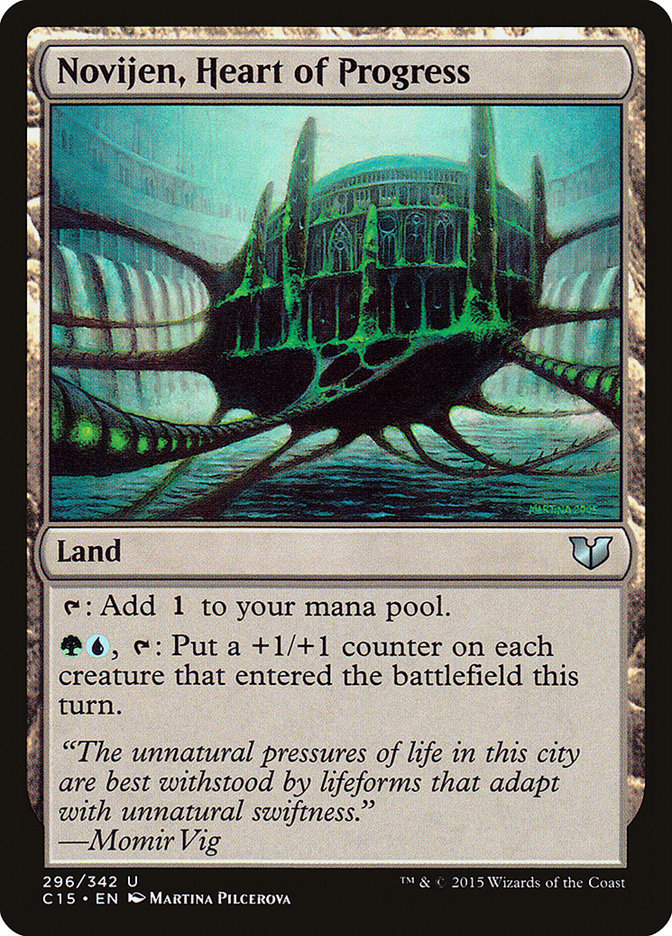 Novijen, Heart of Progress [Commander 2015] | Deep Dive Games St. Marys