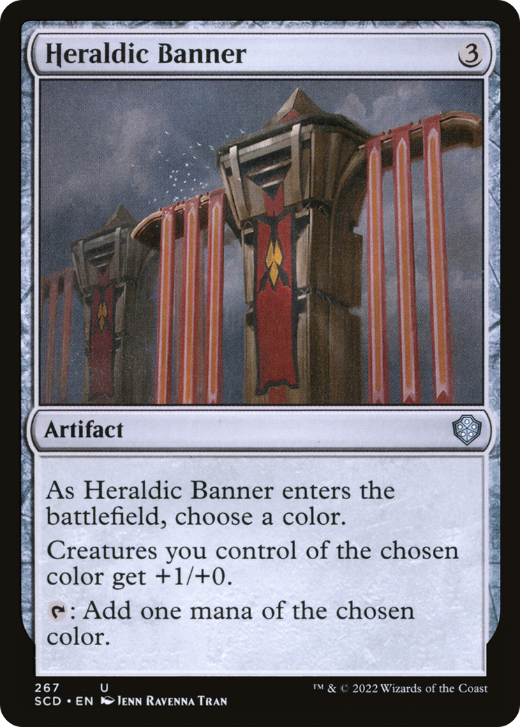 Heraldic Banner [Starter Commander Decks] | Deep Dive Games St. Marys