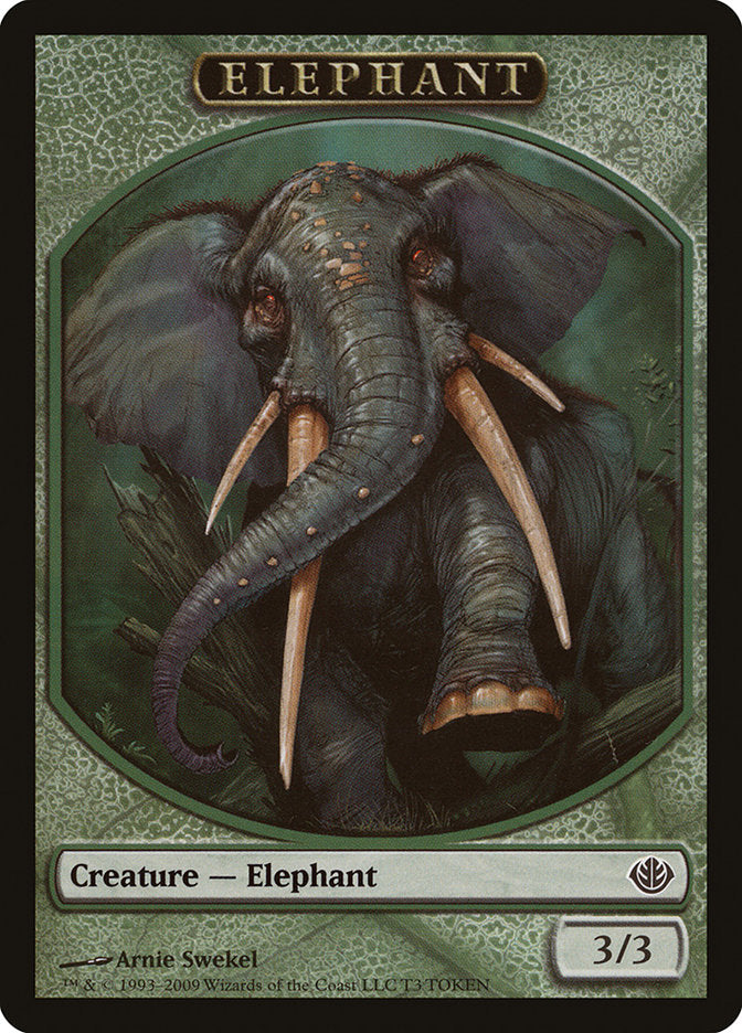 Elephant Token [Duel Decks: Garruk vs. Liliana Tokens] | Deep Dive Games St. Marys