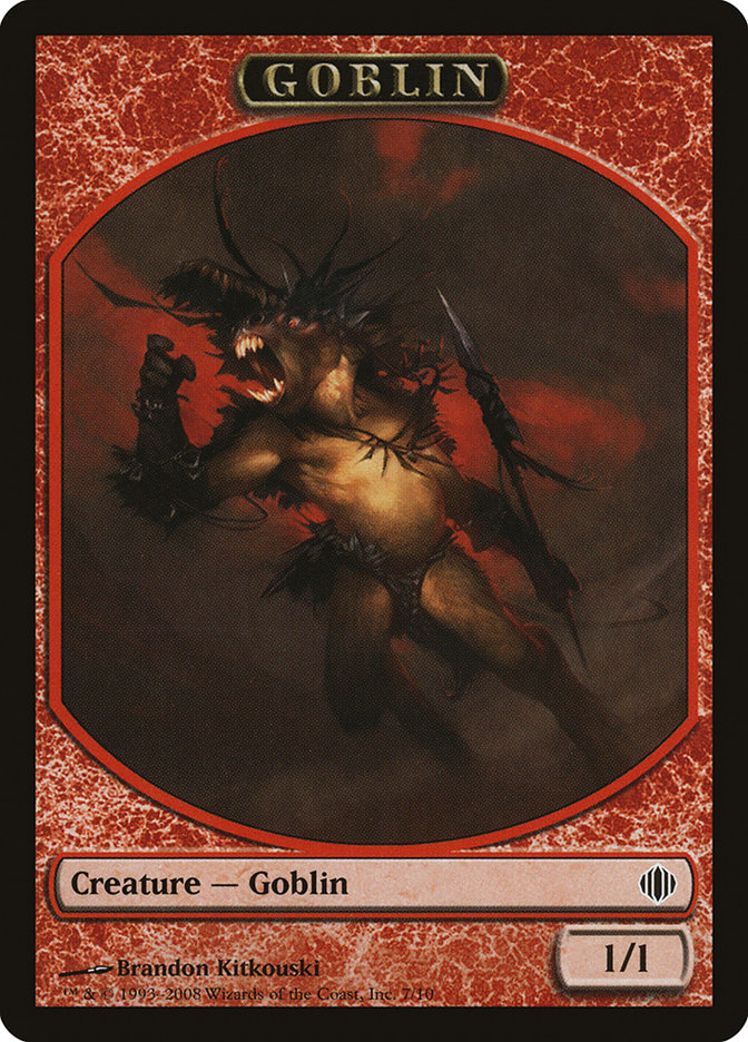 Goblin Token [Shards of Alara Tokens] | Deep Dive Games St. Marys