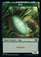 Egg // Monk Double-Sided Token [Double Masters 2022 Tokens] | Deep Dive Games St. Marys