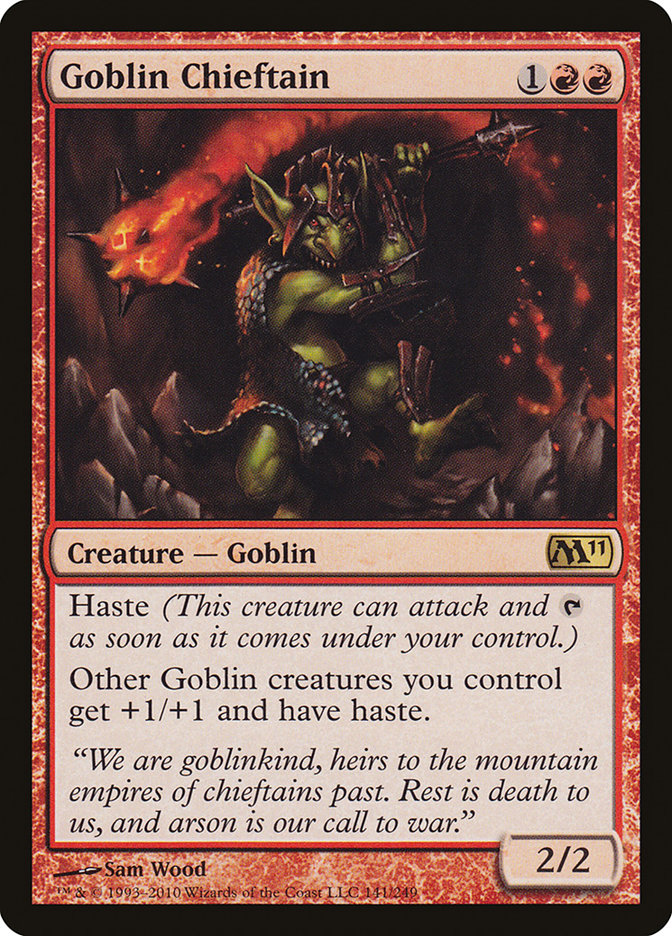 Goblin Chieftain [Magic 2011] | Deep Dive Games St. Marys