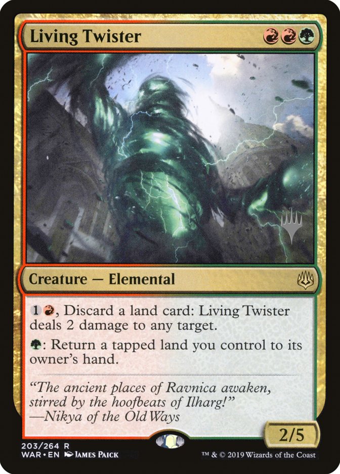 Living Twister (Promo Pack) [War of the Spark Promos] | Deep Dive Games St. Marys