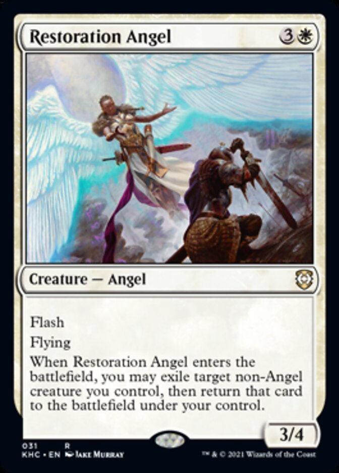 Restoration Angel [Kaldheim Commander] | Deep Dive Games St. Marys