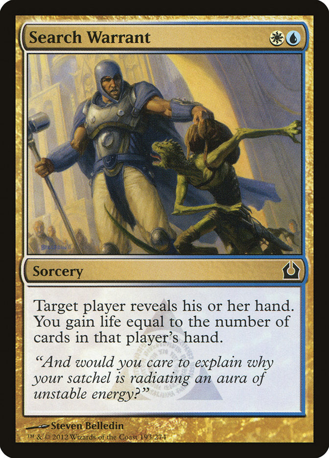 Search Warrant [Return to Ravnica] | Deep Dive Games St. Marys