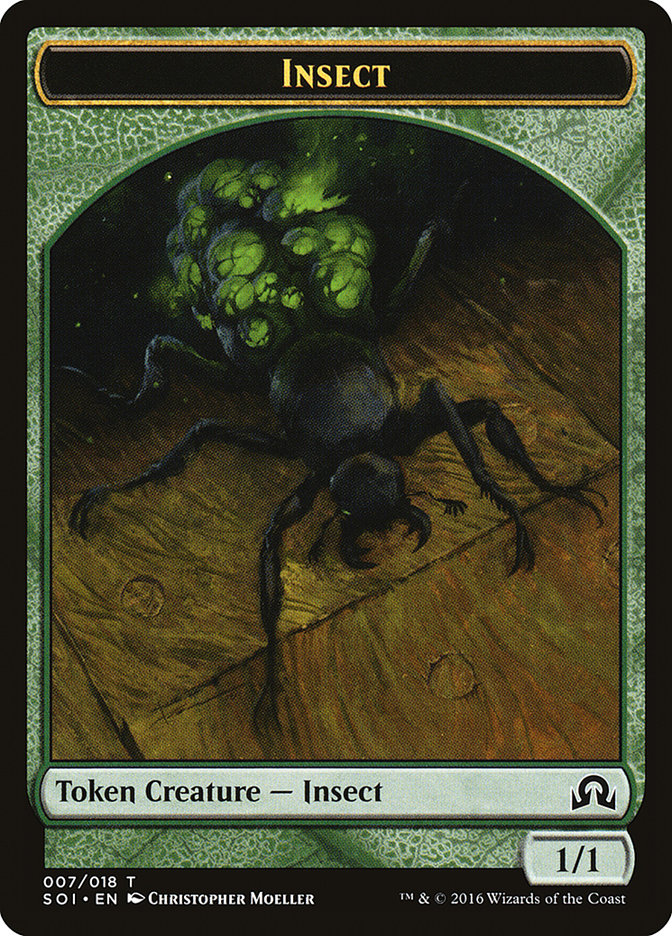 Insect Token [Shadows over Innistrad Tokens] | Deep Dive Games St. Marys