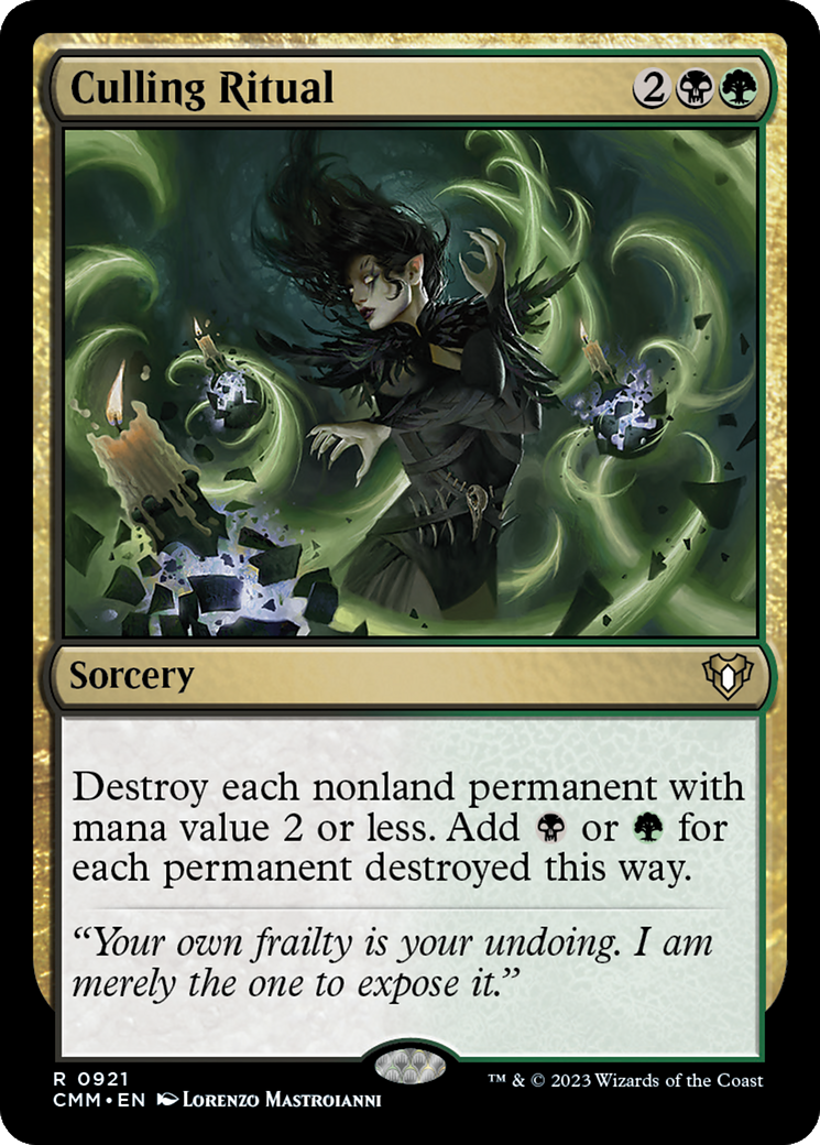 Culling Ritual [Commander Masters] | Deep Dive Games St. Marys