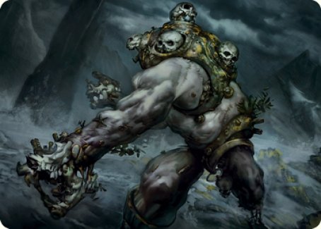 Skull Skaab Art Card [Innistrad: Crimson Vow Art Series] | Deep Dive Games St. Marys
