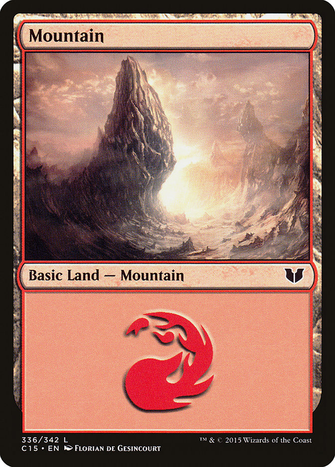 Mountain (336) [Commander 2015] | Deep Dive Games St. Marys