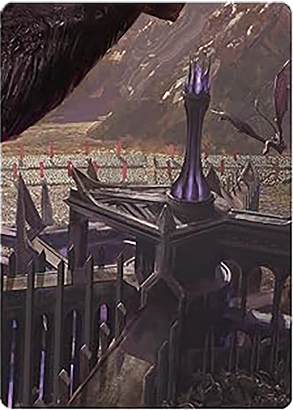 Minas Morgul, Dark Fortress Art Card [The Lord of the Rings: Tales of Middle-earth Art Series] | Deep Dive Games St. Marys