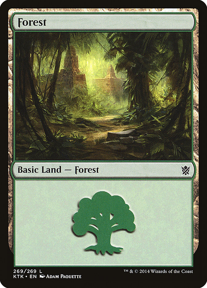 Forest (269) [Khans of Tarkir] | Deep Dive Games St. Marys