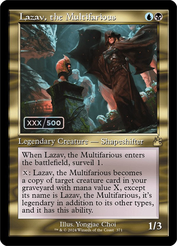 Lazav, the Multifarious (Retro) (Serialized) [Ravnica Remastered] | Deep Dive Games St. Marys