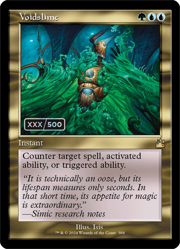 Voidslime (Retro) (Serialized) [Ravnica Remastered] | Deep Dive Games St. Marys