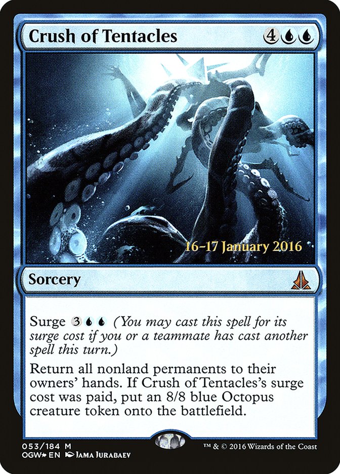 Crush of Tentacles [Oath of the Gatewatch Prerelease Promos] | Deep Dive Games St. Marys