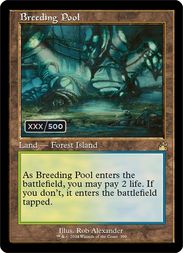 Breeding Pool (Retro) (Serialized) [Ravnica Remastered] | Deep Dive Games St. Marys