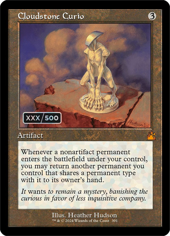 Cloudstone Curio (Retro) (Serialized) [Ravnica Remastered] | Deep Dive Games St. Marys