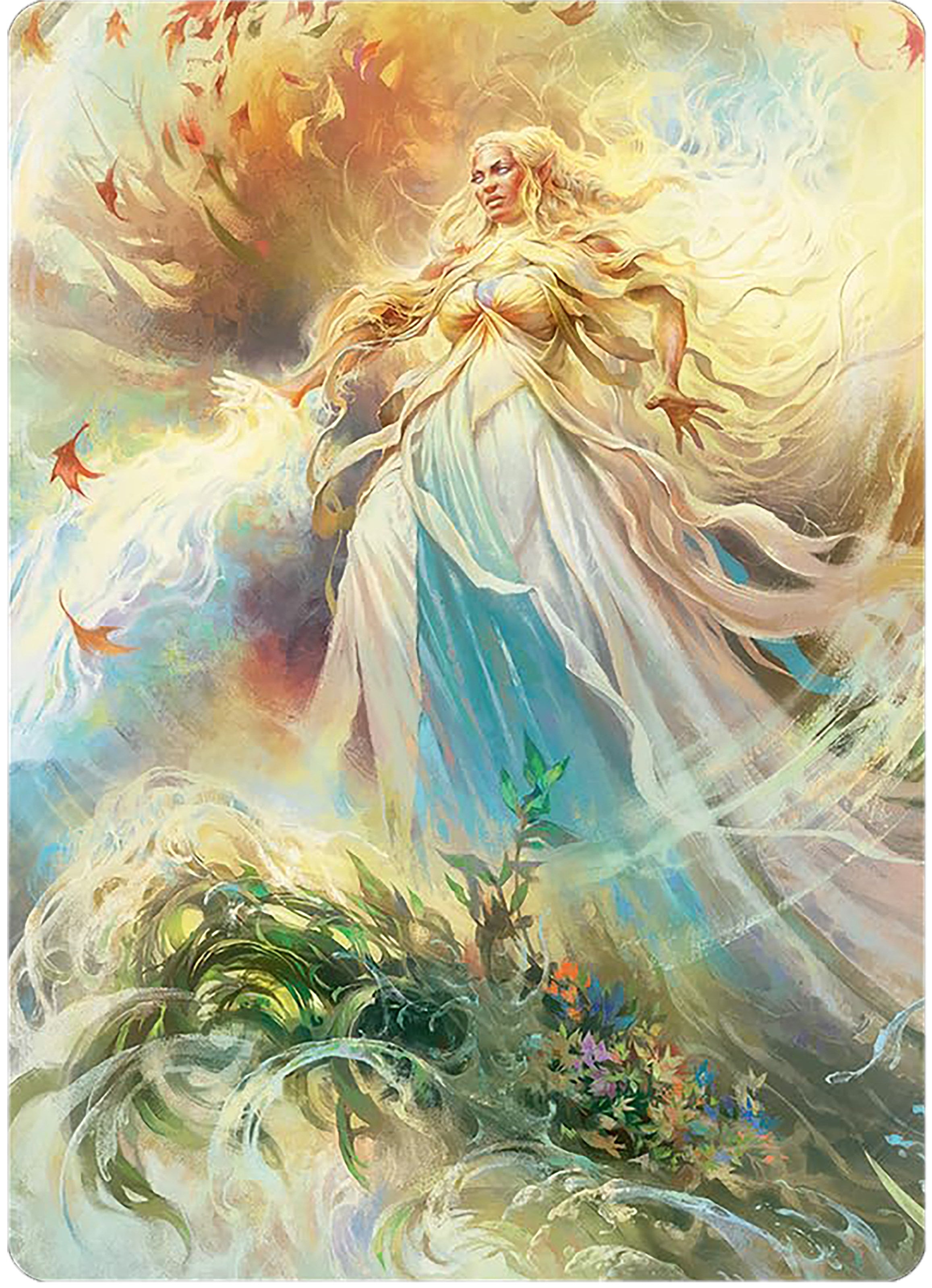 Galadriel, Light of Valinor Art Card [The Lord of the Rings: Tales of Middle-earth Art Series] | Deep Dive Games St. Marys