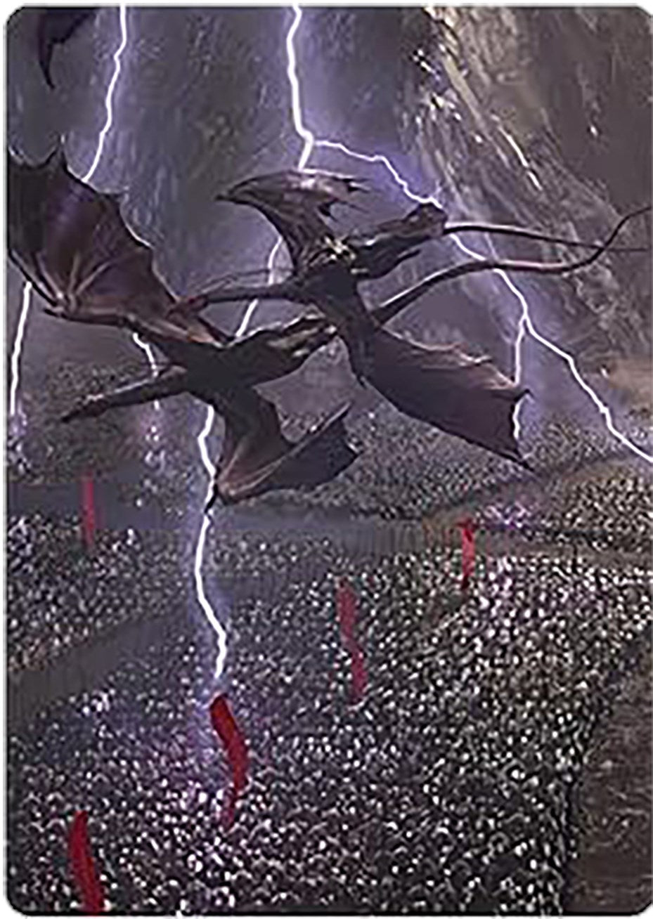 Mordor on the March Art Card [The Lord of the Rings: Tales of Middle-earth Art Series] | Deep Dive Games St. Marys