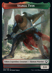 Soldier // Stangg Twin Double-Sided Token [Dominaria United Tokens] | Deep Dive Games St. Marys