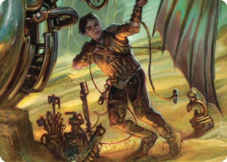 Mishra, Excavation Prodigy Art Card [The Brothers' War Art Series] | Deep Dive Games St. Marys