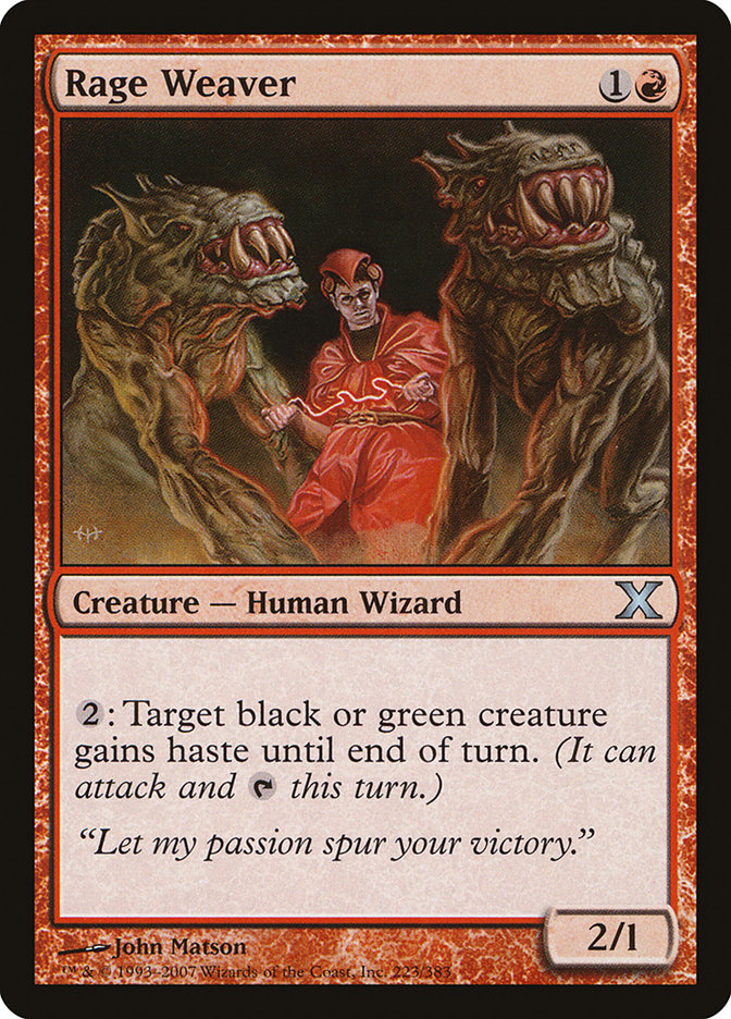 Rage Weaver [Tenth Edition] | Deep Dive Games St. Marys