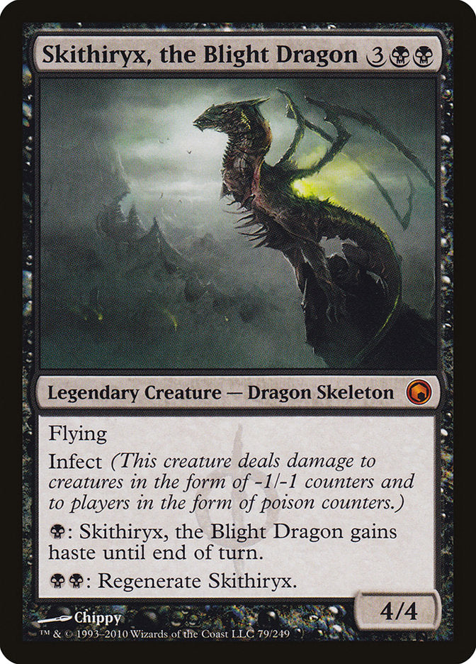 Skithiryx, the Blight Dragon [Scars of Mirrodin] | Deep Dive Games St. Marys