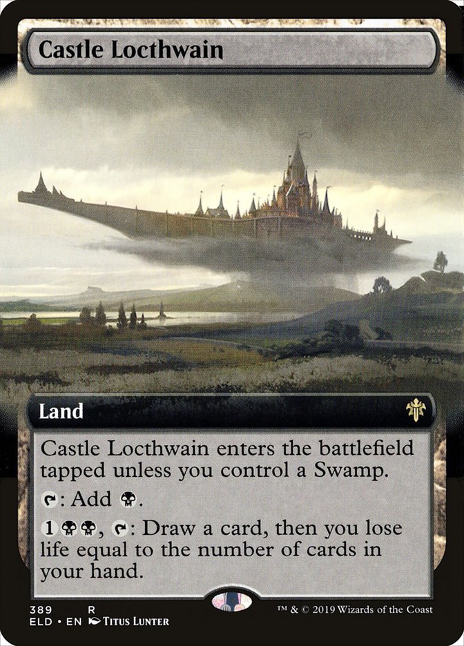 Castle Locthwain (Extended Art) [Throne of Eldraine] | Deep Dive Games St. Marys