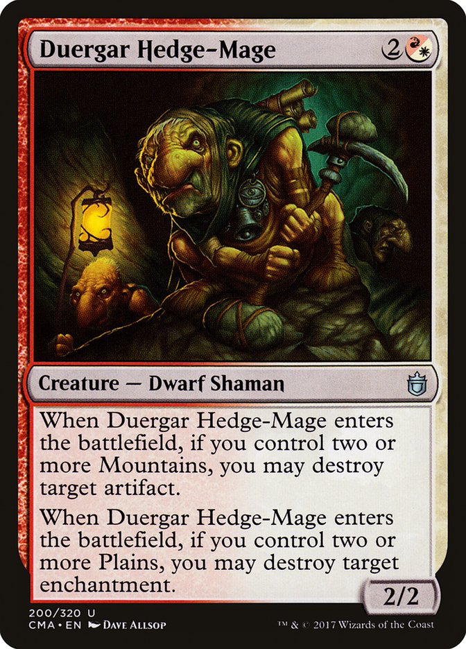 Duergar Hedge-Mage [Commander Anthology] | Deep Dive Games St. Marys