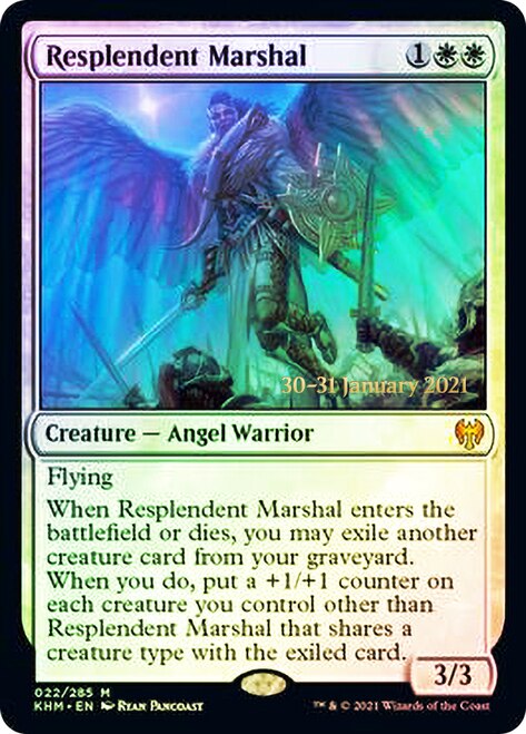 Resplendent Marshal [Kaldheim Prerelease Promos] | Deep Dive Games St. Marys