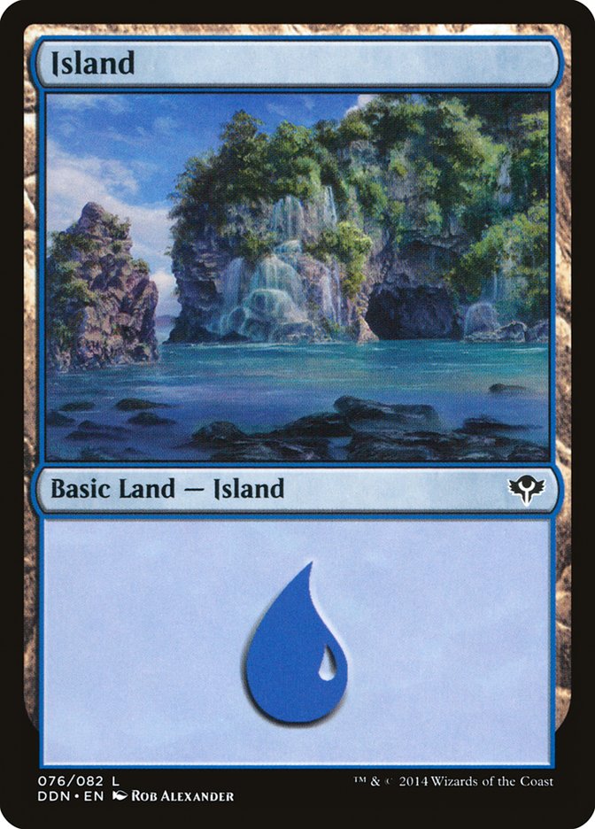 Island (76) [Duel Decks: Speed vs. Cunning] | Deep Dive Games St. Marys