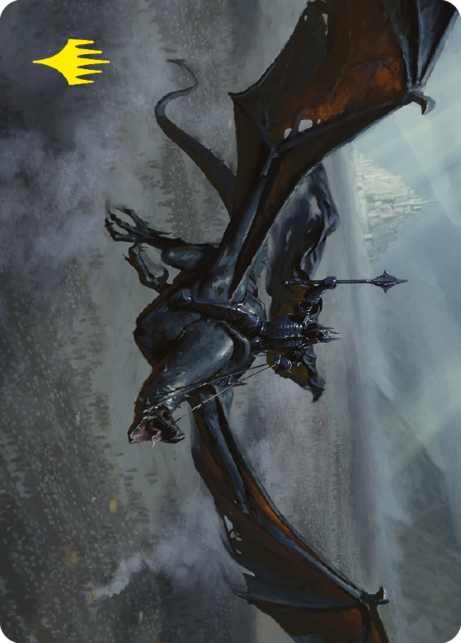 Lord of the Nazgul Art Card (Gold-Stamped Signature) [The Lord of the Rings: Tales of Middle-earth Art Series] | Deep Dive Games St. Marys