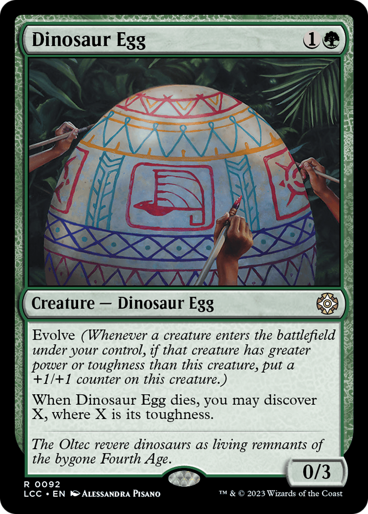 Dinosaur Egg [The Lost Caverns of Ixalan Commander] | Deep Dive Games St. Marys