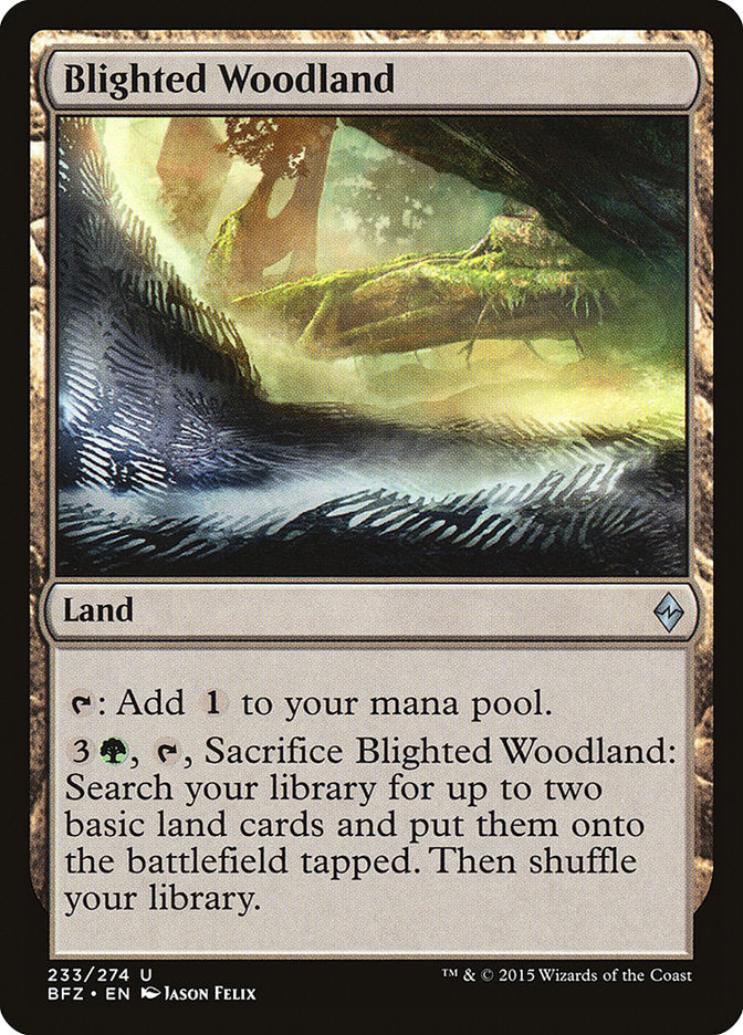 Blighted Woodland [Battle for Zendikar] | Deep Dive Games St. Marys