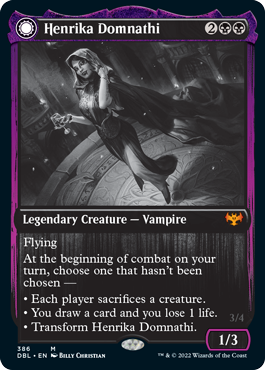 Henrika Domnathi // Henrika, Infernal Seer [Innistrad: Double Feature] | Deep Dive Games St. Marys