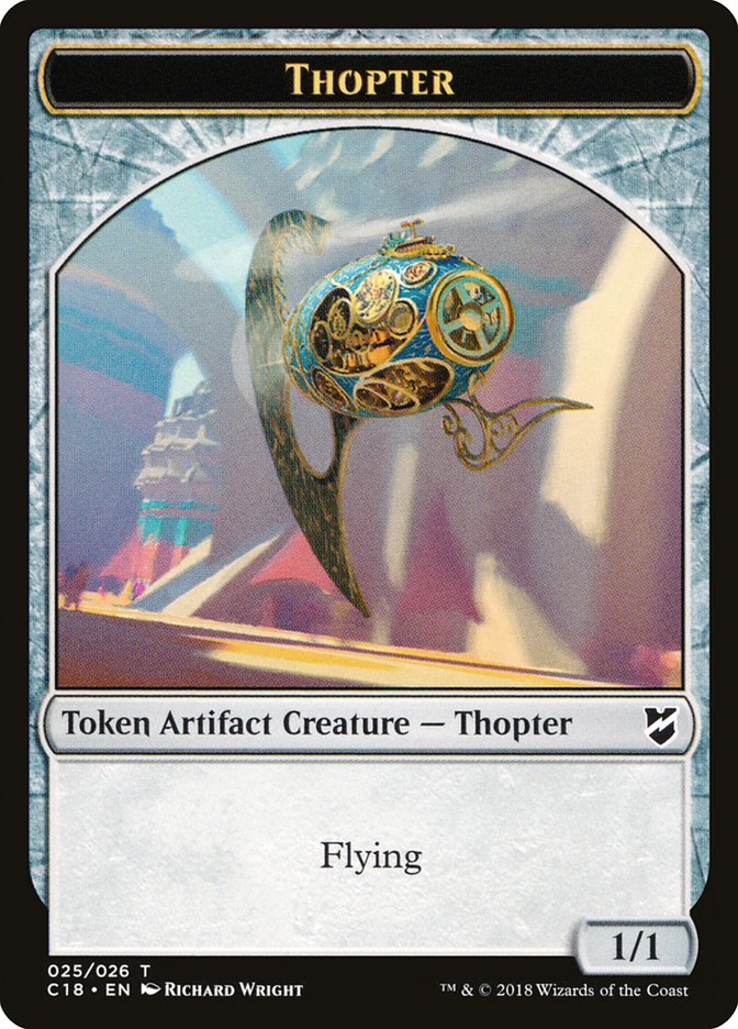 Thopter Token (025/026) [Commander 2018 Tokens] | Deep Dive Games St. Marys