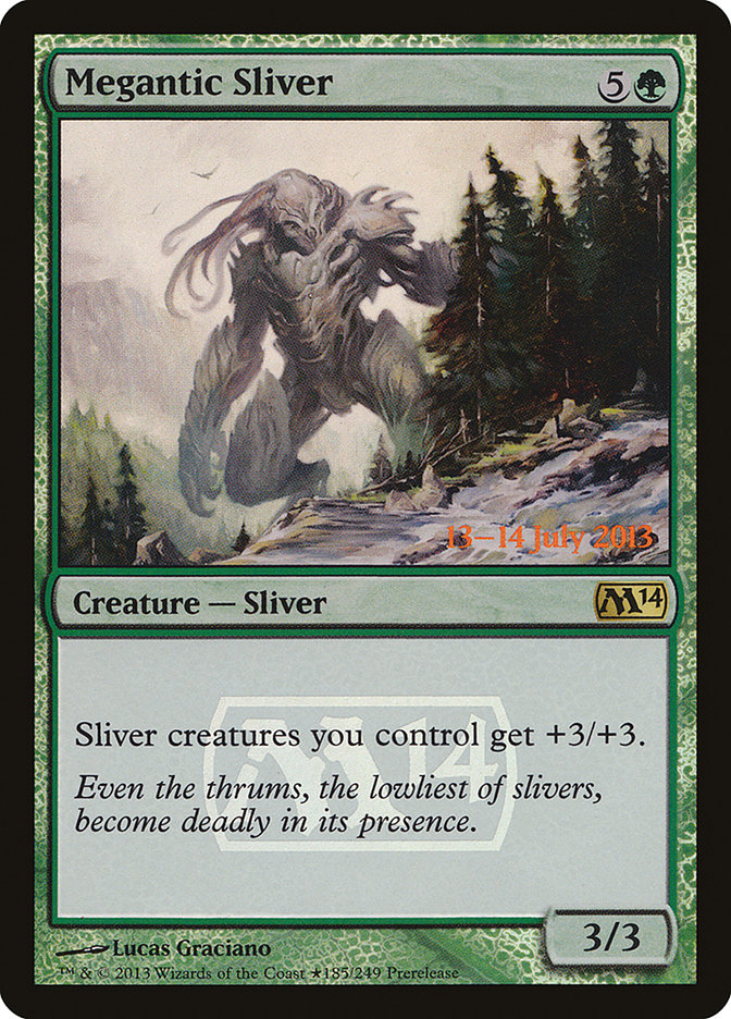 Megantic Sliver [Magic 2014 Prerelease Promos] | Deep Dive Games St. Marys