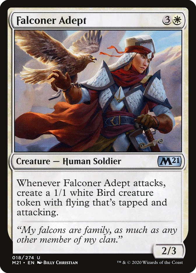 Falconer Adept [Core Set 2021] | Deep Dive Games St. Marys