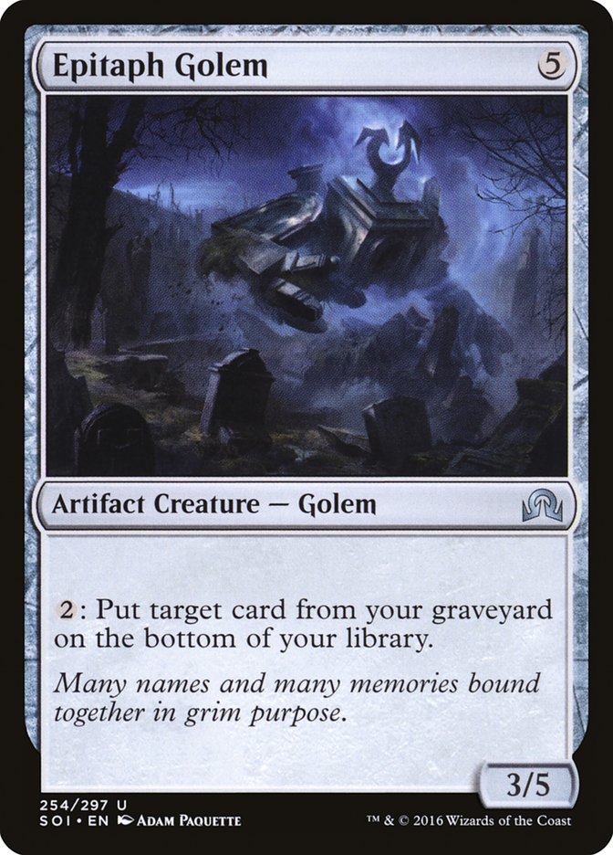 Epitaph Golem [Shadows over Innistrad] | Deep Dive Games St. Marys