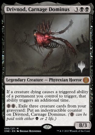 Drivnod, Carnage Dominus (Promo Pack) [Phyrexia: All Will Be One Promos] | Deep Dive Games St. Marys