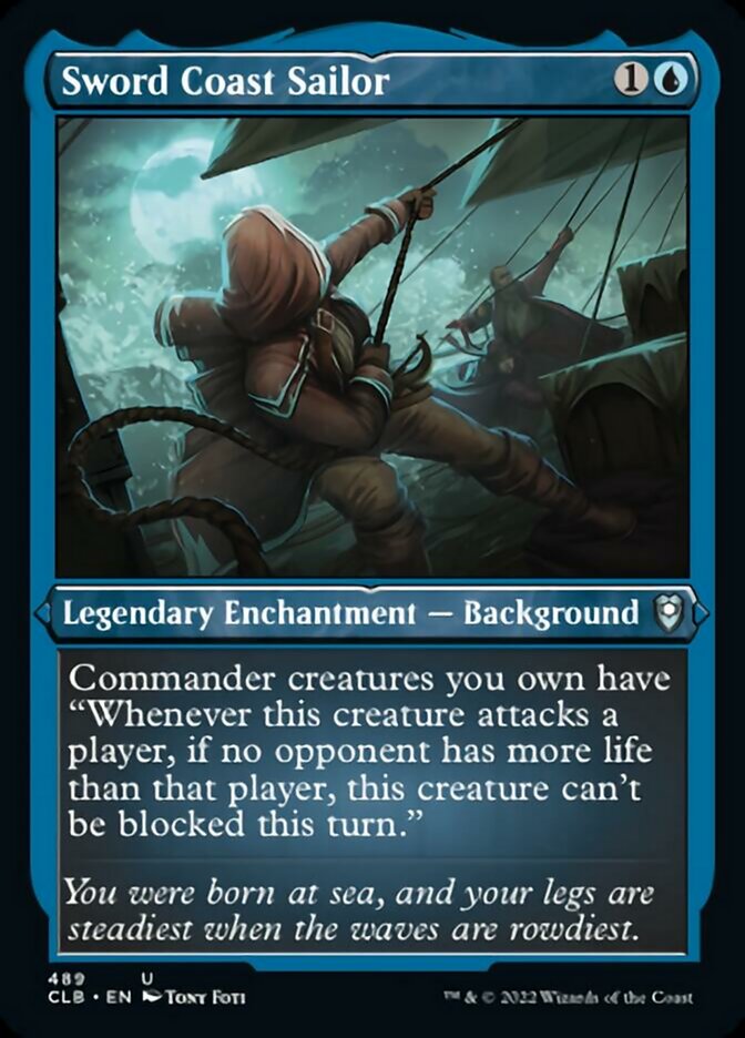 Sword Coast Sailor (Foil Etched) [Commander Legends: Battle for Baldur's Gate] | Deep Dive Games St. Marys