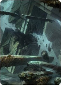 Swamp 3 Art Card [Zendikar Rising Art Series] | Deep Dive Games St. Marys