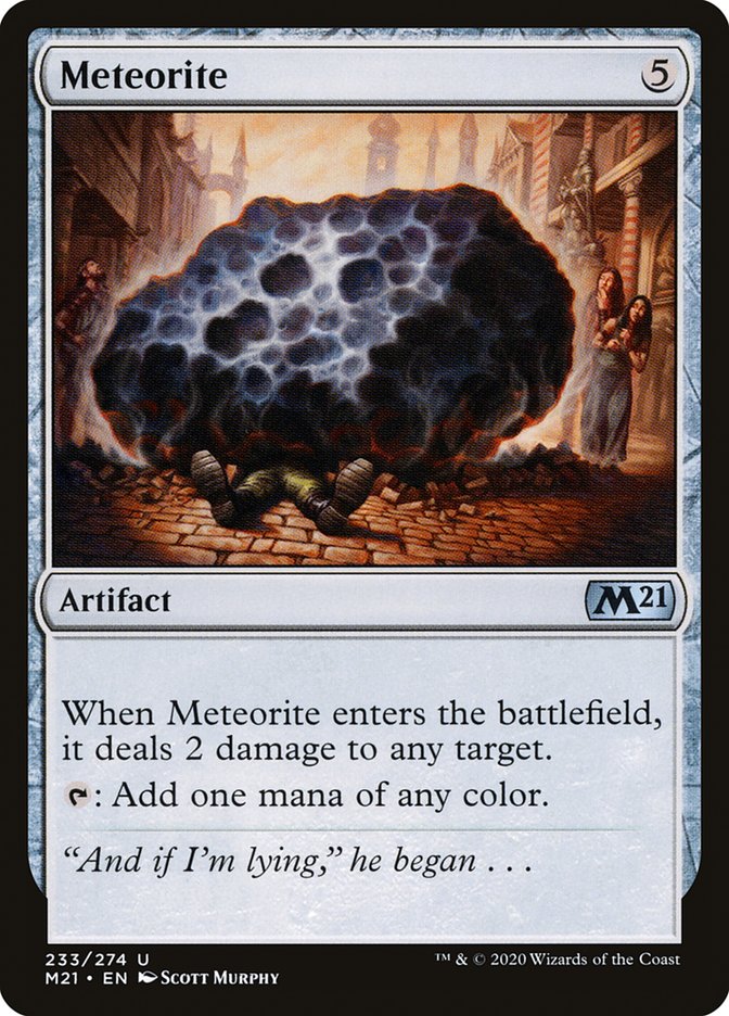 Meteorite [Core Set 2021] | Deep Dive Games St. Marys