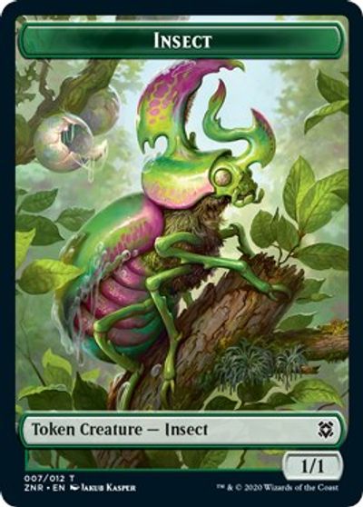 Human // Insect Double-Sided Token [Challenger Decks 2021 Tokens] | Deep Dive Games St. Marys