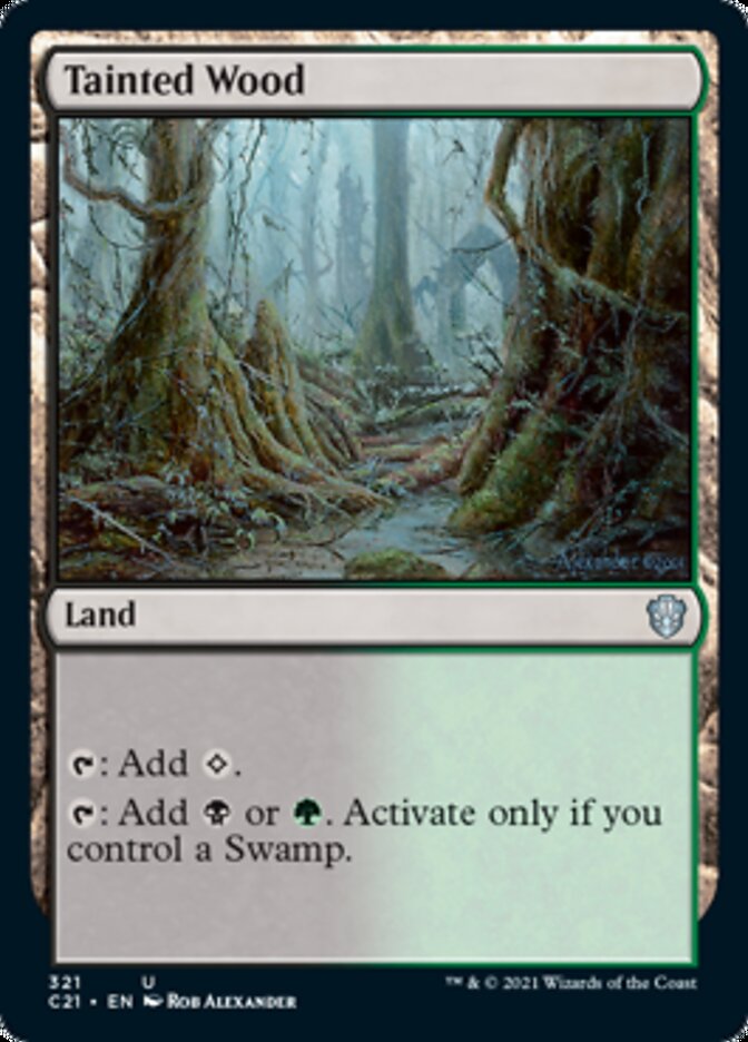 Tainted Wood [Commander 2021] | Deep Dive Games St. Marys