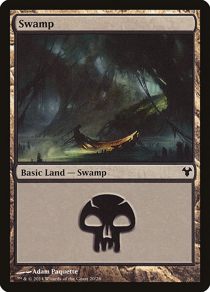 Swamp (20) [Modern Event Deck 2014] | Deep Dive Games St. Marys