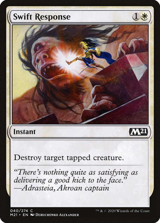 Swift Response [Core Set 2021] | Deep Dive Games St. Marys