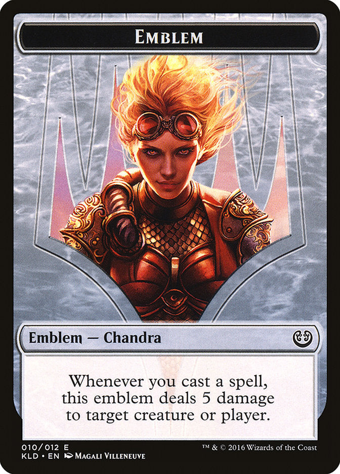 Chandra, Torch of Defiance Emblem [Kaladesh Tokens] | Deep Dive Games St. Marys