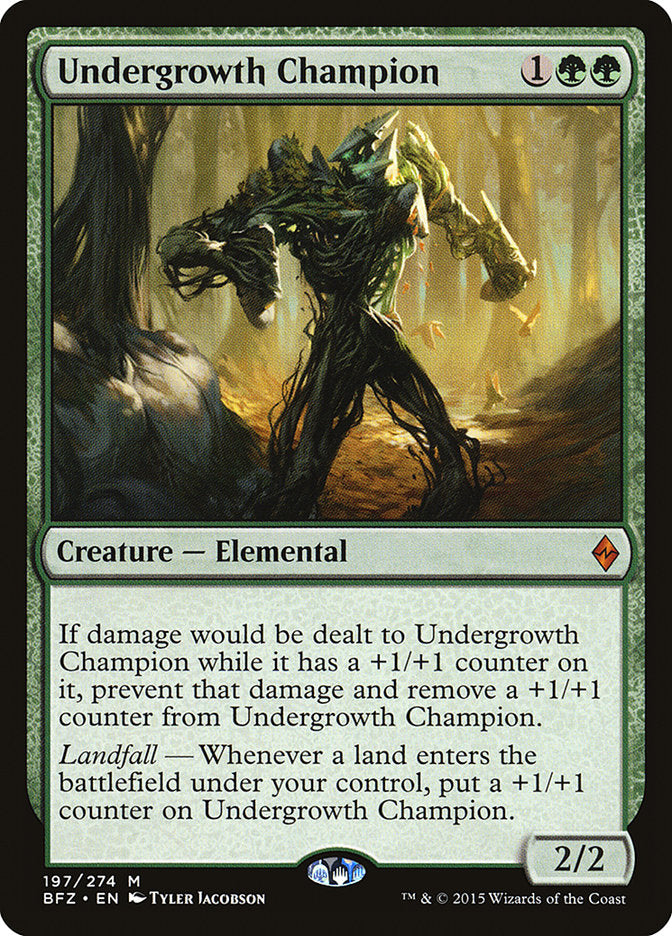 Undergrowth Champion [Battle for Zendikar] | Deep Dive Games St. Marys