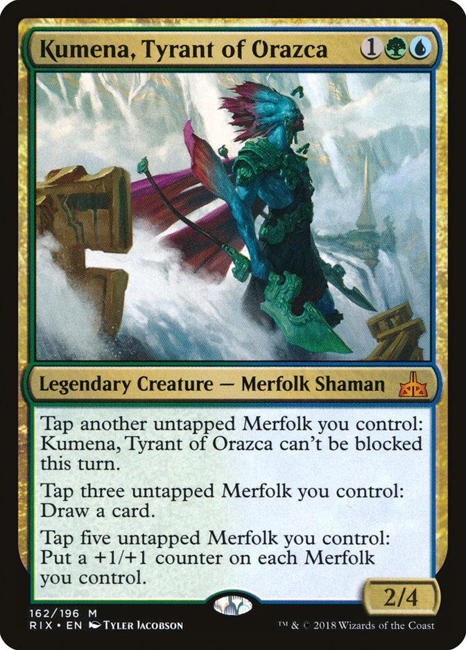 Kumena, Tyrant of Orazca [Rivals of Ixalan] | Deep Dive Games St. Marys